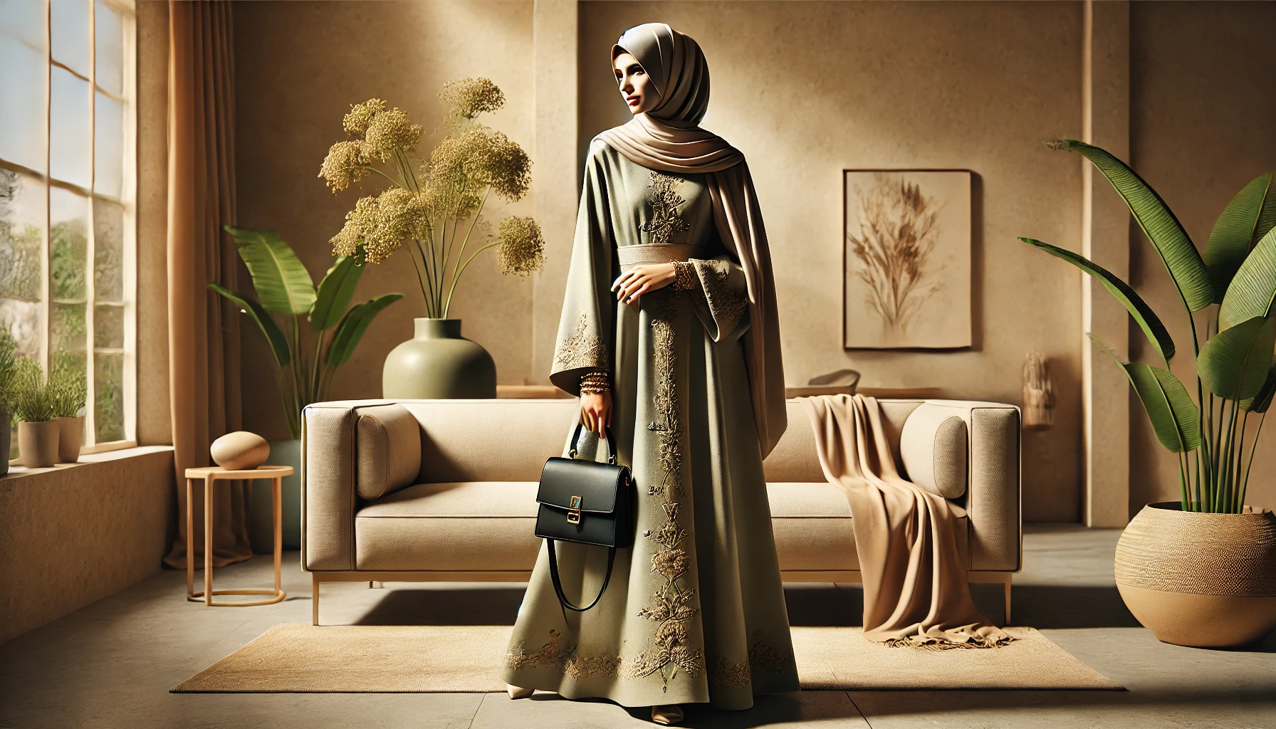 Eksplorasi Warna Earth Tone Muslimah dalam Fashion Modern 2025