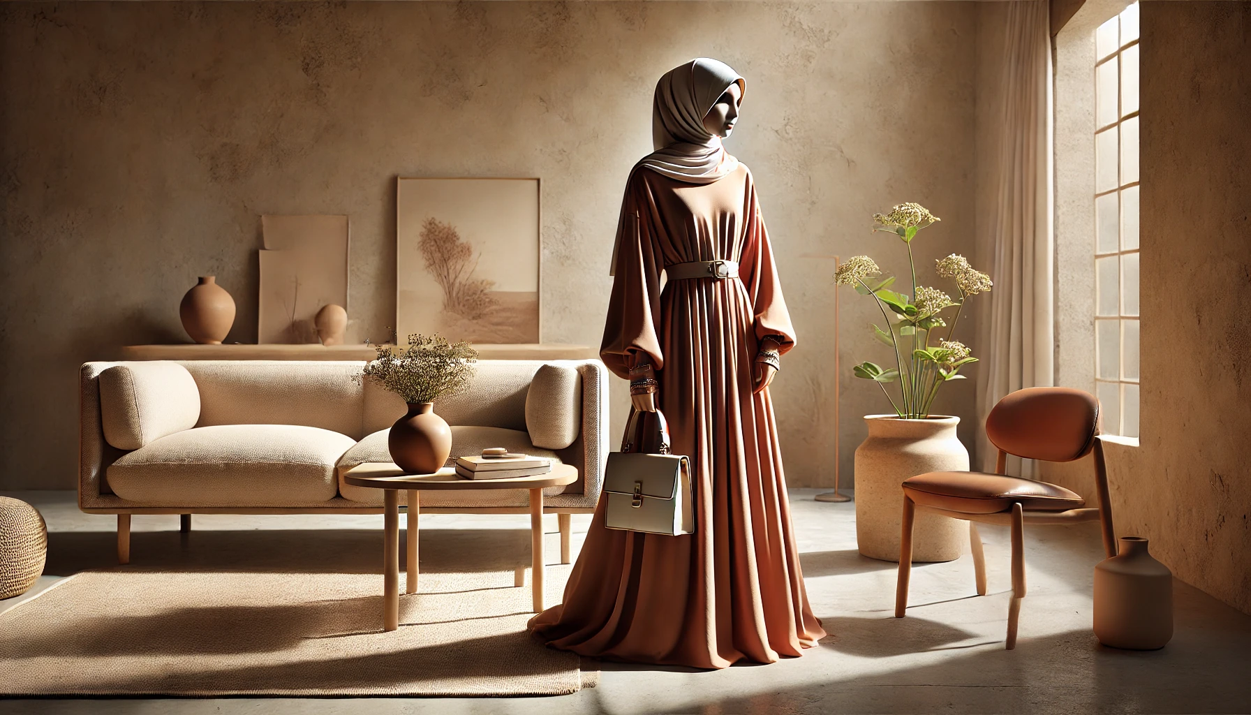 Eksplorasi Warna Earth Tone Muslimah dalam Fashion Modern 2025