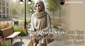 Hijab Warna Khaki dan Tips Memadukan untuk Tampil Stylish dan Syar’i