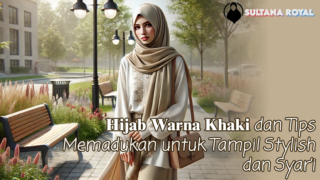 Hijab Warna Khaki dan Tips Memadukan untuk Tampil Stylish dan Syar’i