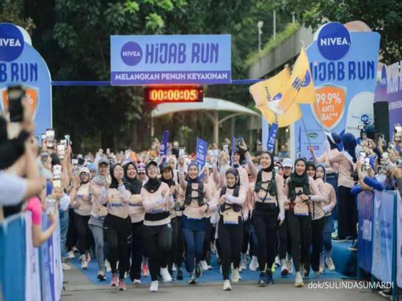 NIVEA Hijab Run Ajang Perempuan Berhijab untuk Hidup Sehat