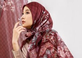 Inspirasi Kerudung Segi Empat Motif untuk Gaya Stylish