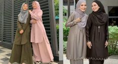 Busana 1 Warna Muslimah yang Tren di 2025