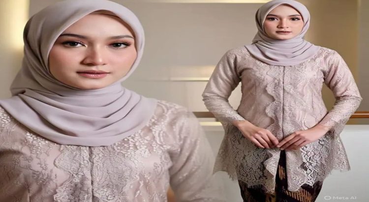 Gaun Kebaya Modern untuk Pesta dan Wisuda Elegan Praktis