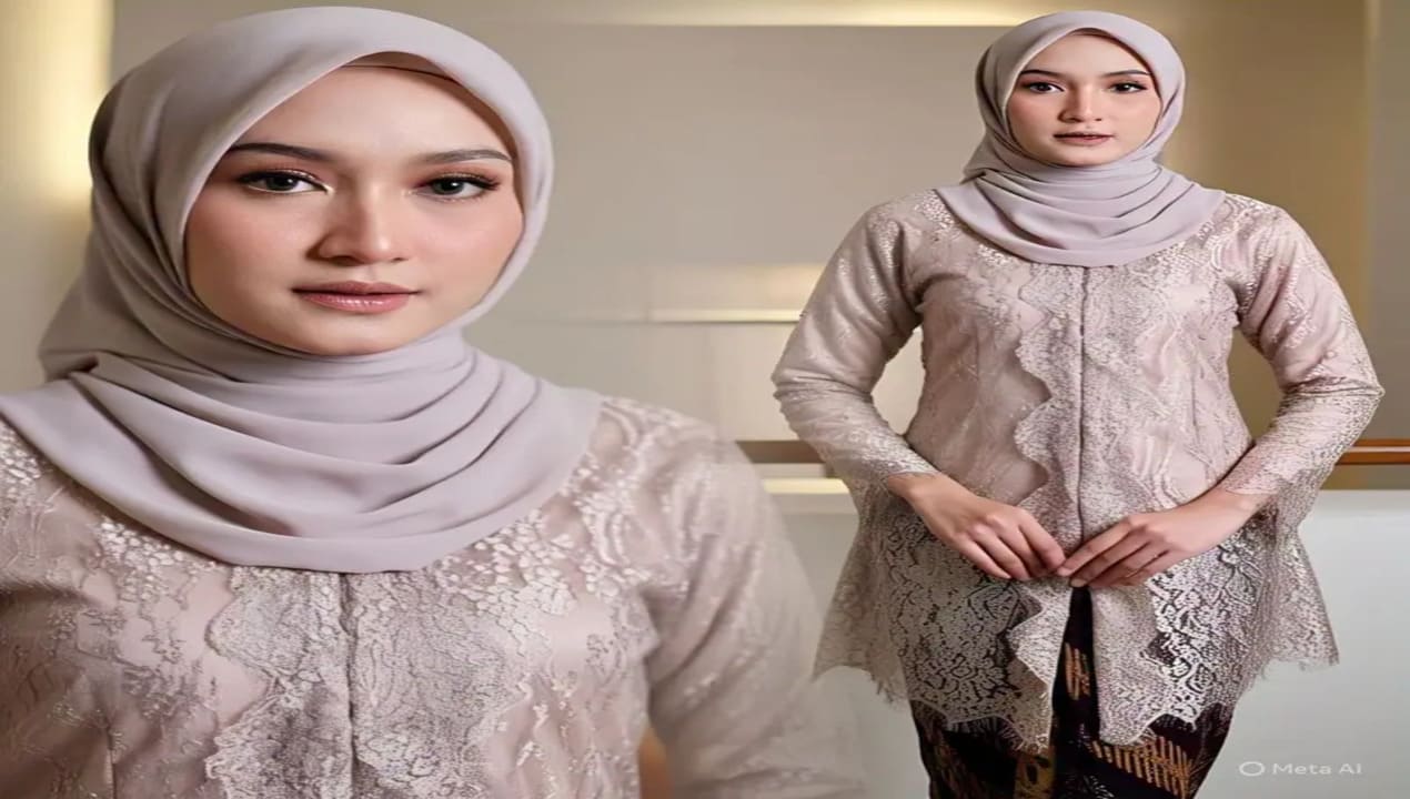 Gaun Kebaya Modern untuk Pesta dan Wisuda Elegan Praktis