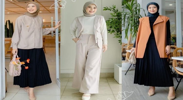 Outfit Smart Casual Muslimah 2025 yang Simpel dan Trendi
