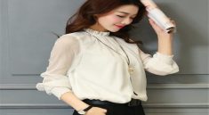 Ruffle Blouse ala Korea untuk Tampil Modis dan Feminin