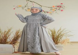 Long Dress Brokat Hijab Pesona Kombinasi Elegan dan Syari