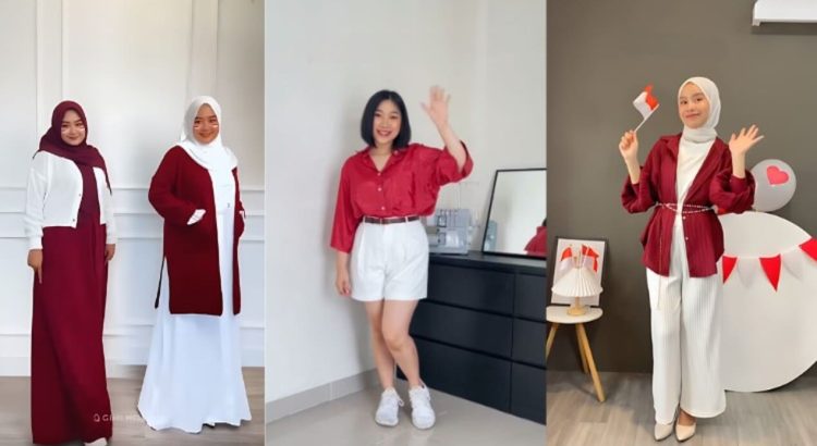 Hari Kemederkaan Tampil Modis dengan Outifit Hijab Merah Putih