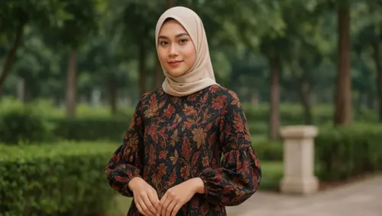Hijab Friendly 7 Tunik Batik Panjang Belakang 2025