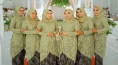 Kebaya Brokat Renda untuk Hijab, Anggun & Modern ala Hijabers