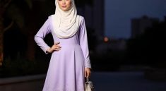 Tampil Simpel Serasi dengan Hijab dan Dress Pastel atau Netral