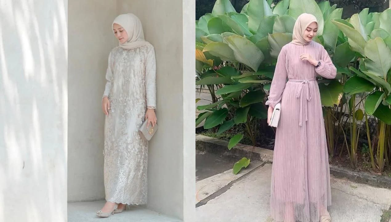 Tips Styling Hijab Pastel yang Serasi untuk Long Dress Pesta
