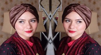 Viona Rosalina, Istri Eko Patrio Saat Tampil dengan Batik dan Hijab Turba