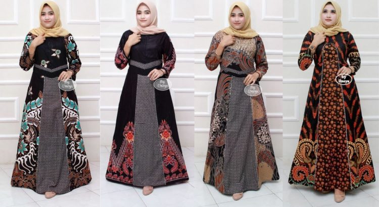 Dress Batik Kerah Shanghai Hijab Anggun dan Modis
