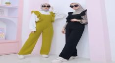Gaya Sederhana dengan Hijab dan Jumpsuit, Modis, Stylish, Feminin