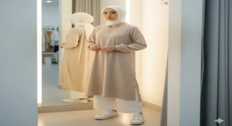 Memadukan Tunik Modern Dengan Hijab Untuk Gaya Islami