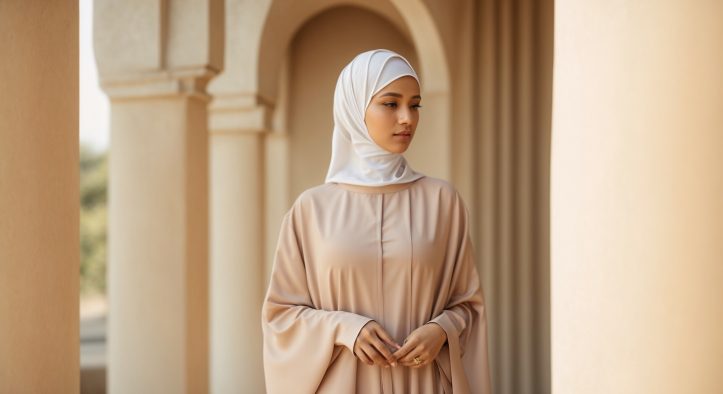 Tips Mix and Match Hijab dengan Gamis Polos yang Stylish dan Simple