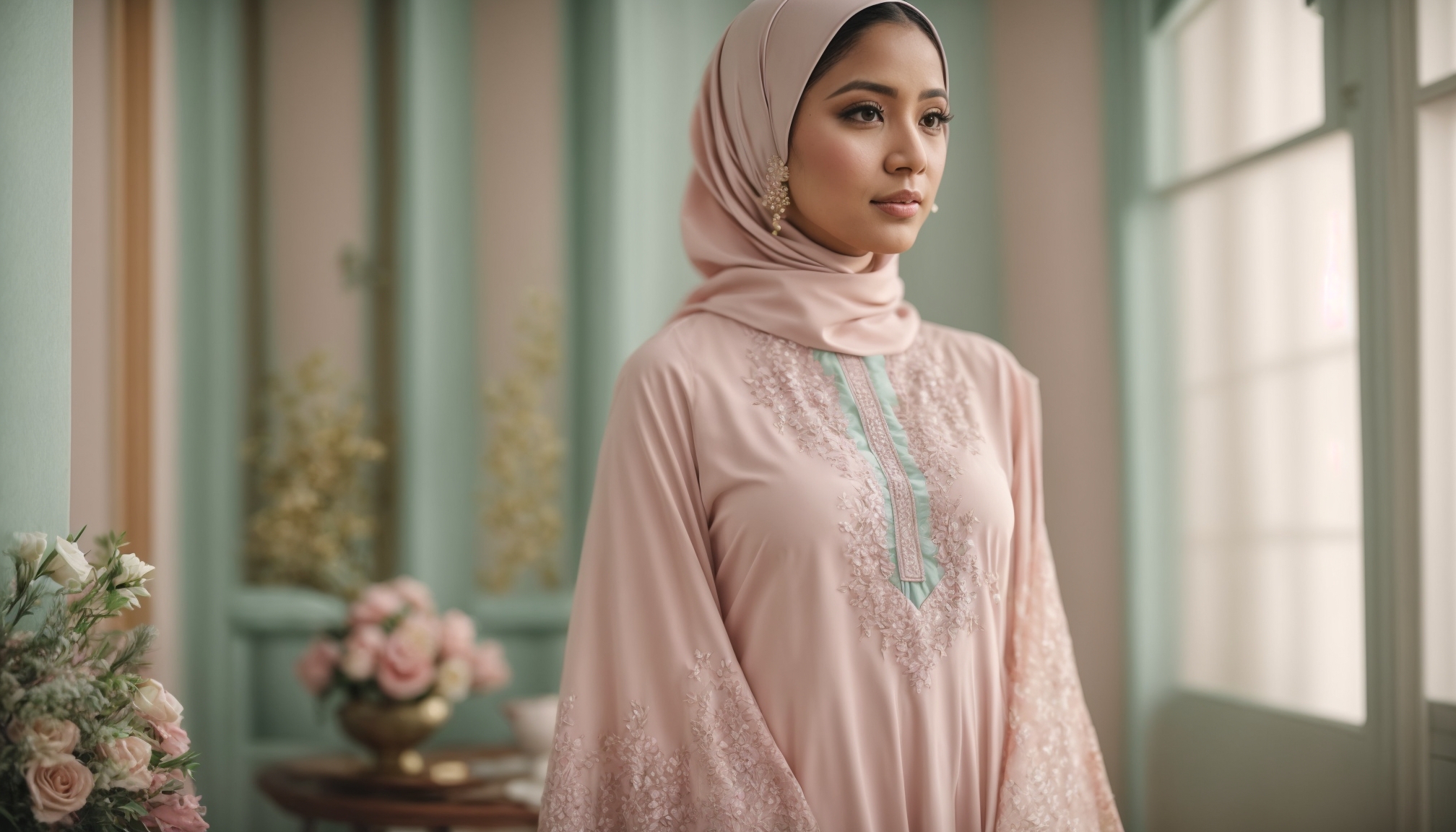 Gamis untuk Penampilan Lebaran yang Mempesona dan Elegan