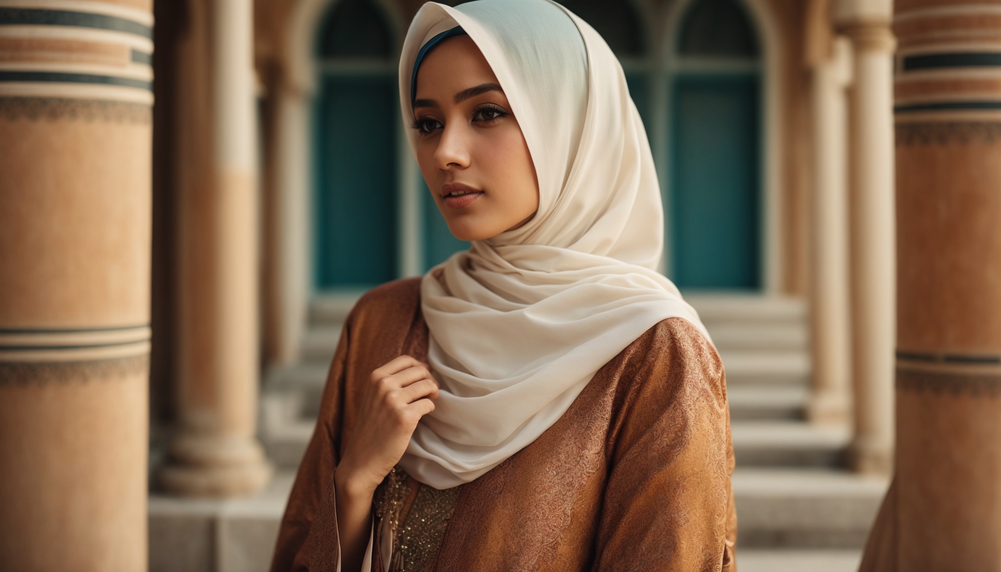 Tips Memadukan Gamis dan Kerudung agar Terlihat Stylish